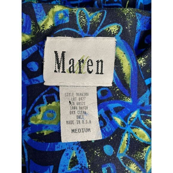 Maren Women's Sleeveless Back Slit Maxi Dress Multicolor - Picture 10 of 11